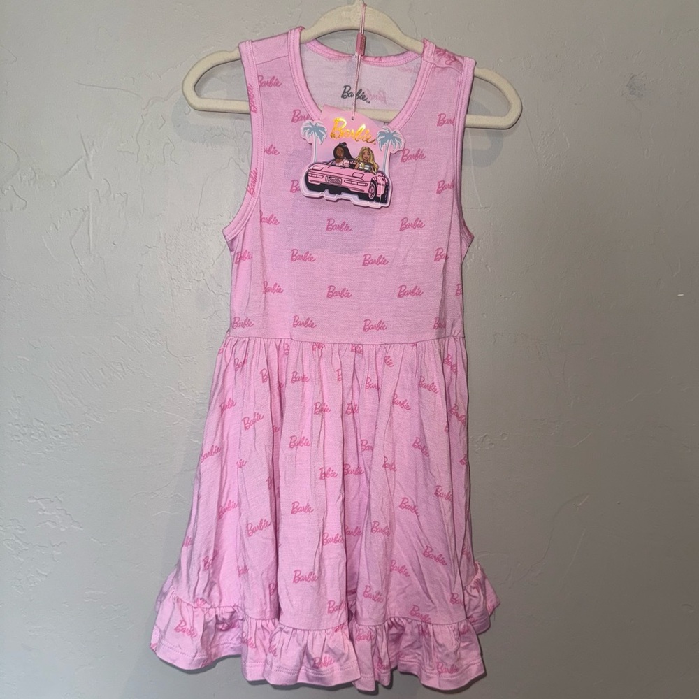 Posh Peanut Pink Barbie 3T-4T Sleeveless Twirl Dress, NWT